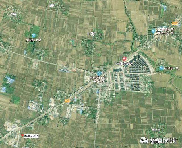 南陽市二環(huán)邊：第十八完全學校開工了